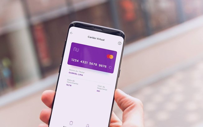 Nubank permite criar cartão virtual de débito para compras online